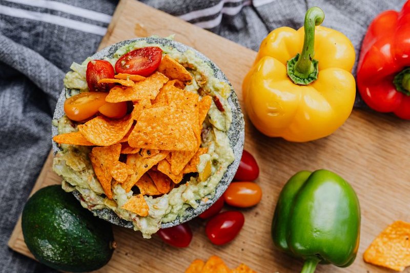 Nachos con toppings